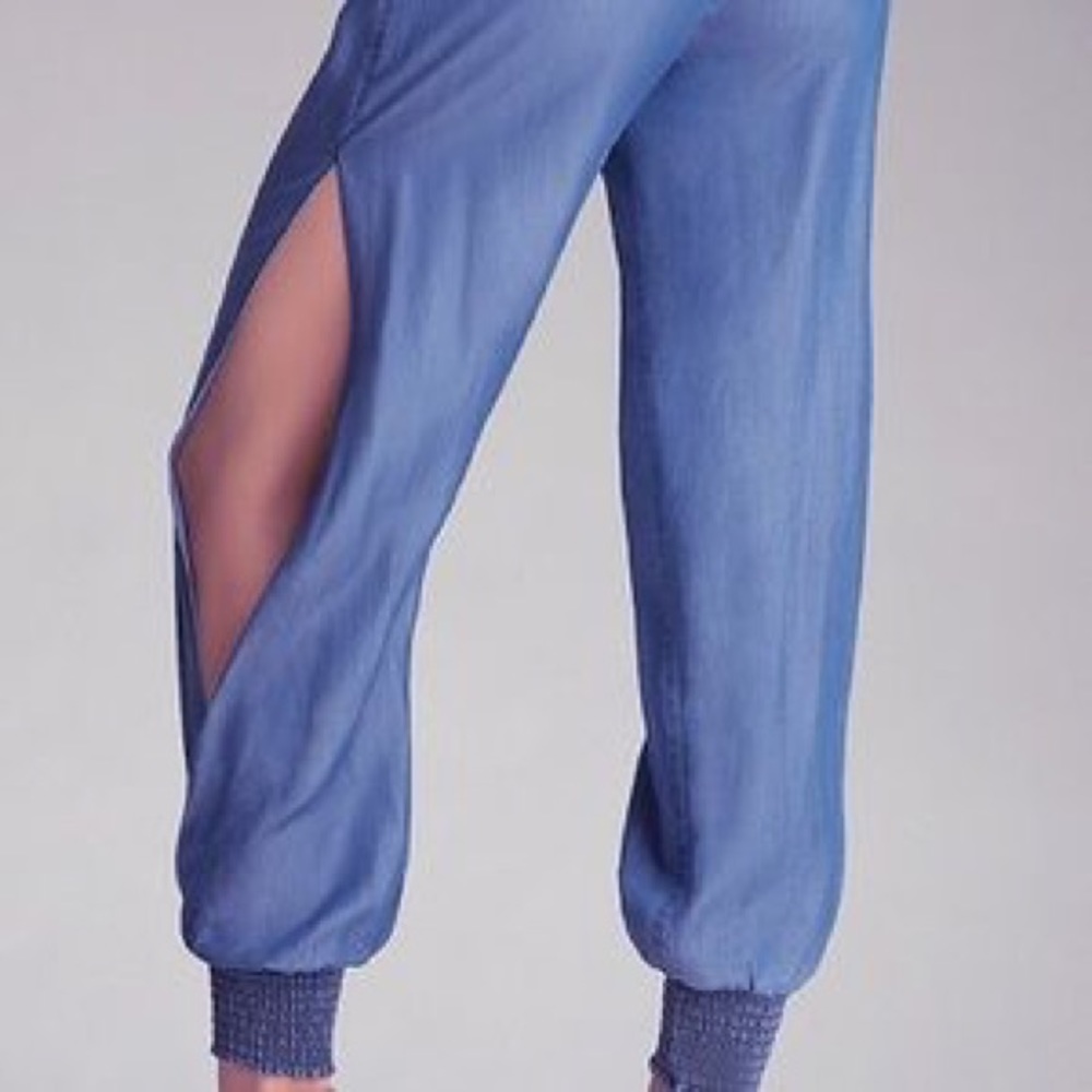 Bebe Chambray Pants - image 2